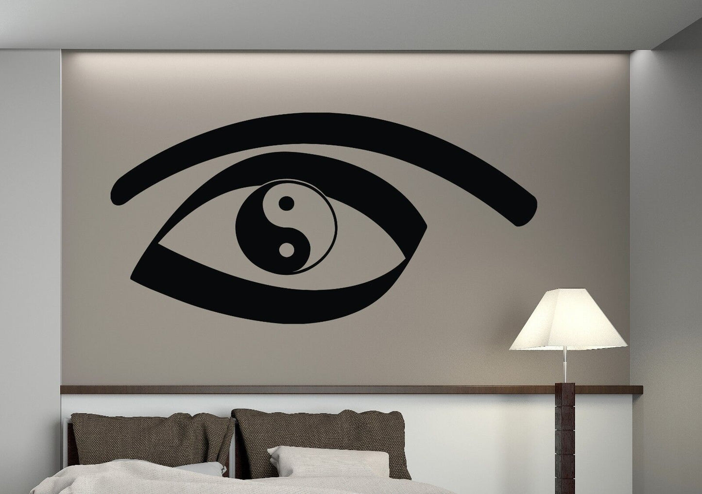 Wall Vinyl Sticker Decor Yin Yang Symbol Ancient Chinese Philosophy (n382)