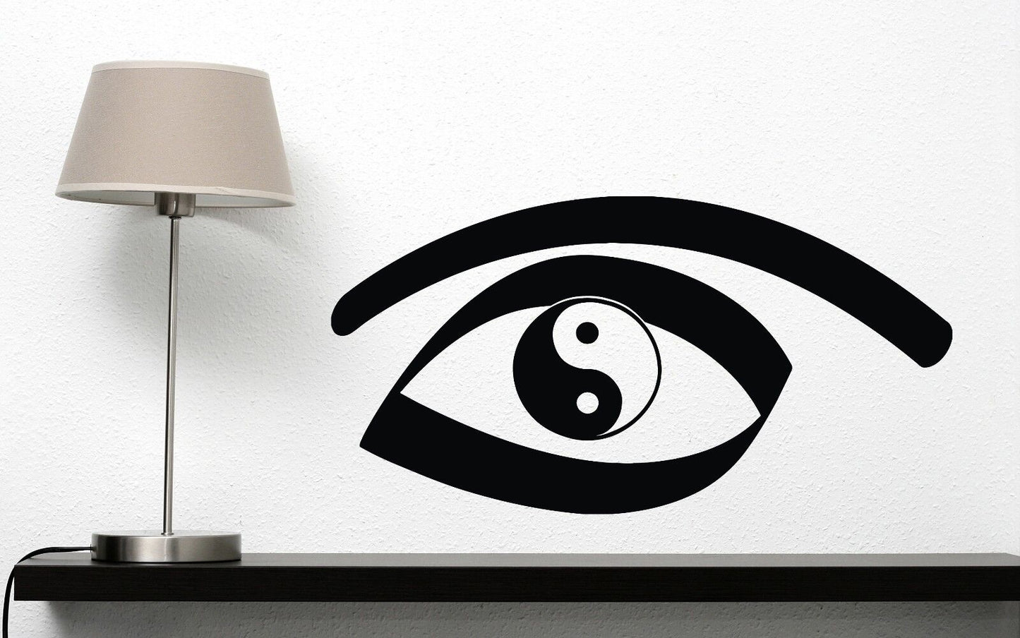 Autocollant mural en vinyle, décor symbole Yin Yang, philosophie chinoise ancienne (n382)