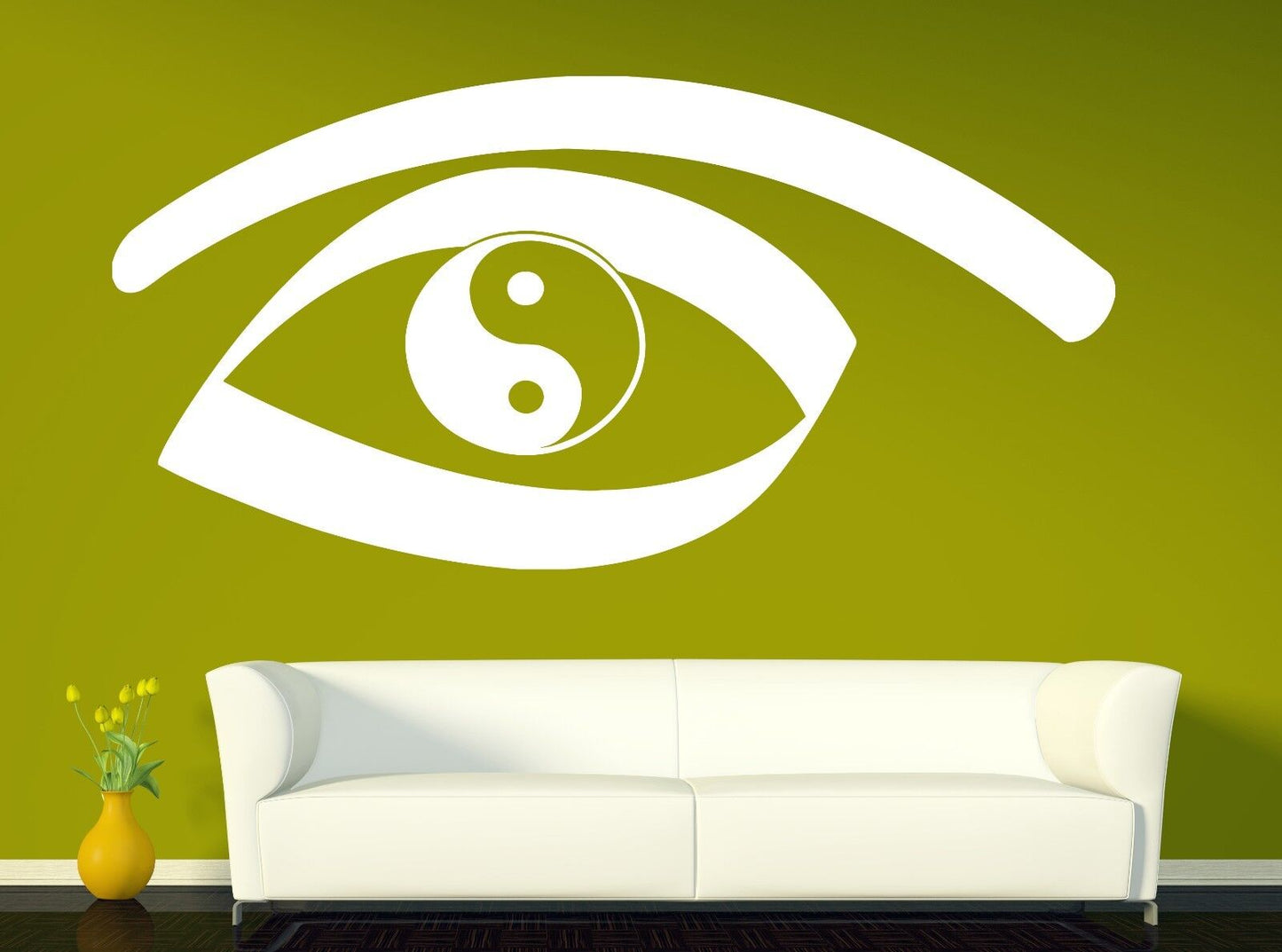 Wall Vinyl Sticker Decor Yin Yang Symbol Ancient Chinese Philosophy (n382)