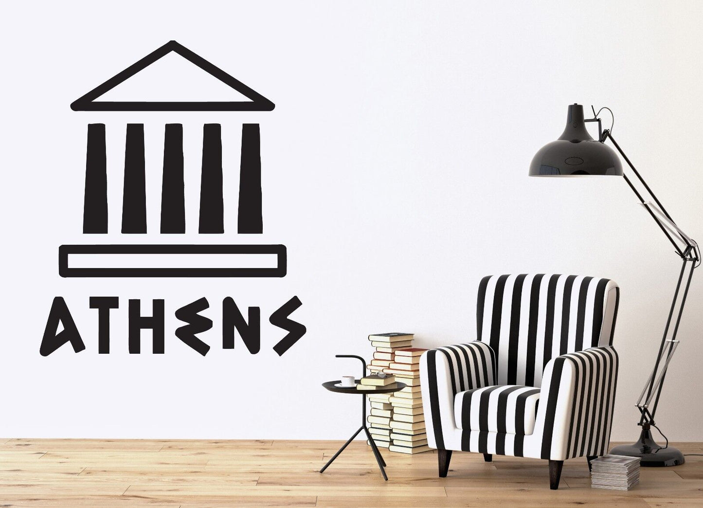 Wall Vinyl Sticker Decal Athens Acropolis Parthenon Sights Ancient Greece (n402)