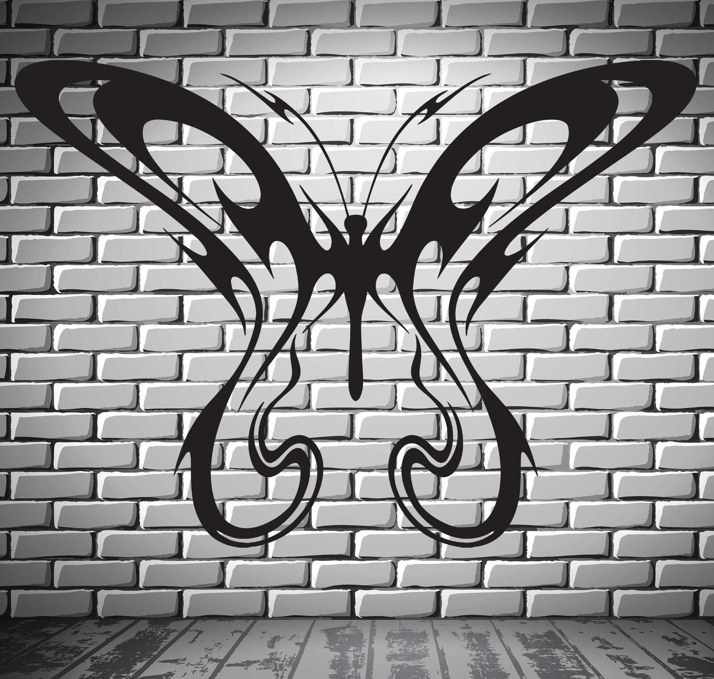 Wall Sticker Vinyl Decal Beautiful Butterfly Magnificent Wing Span (n424)