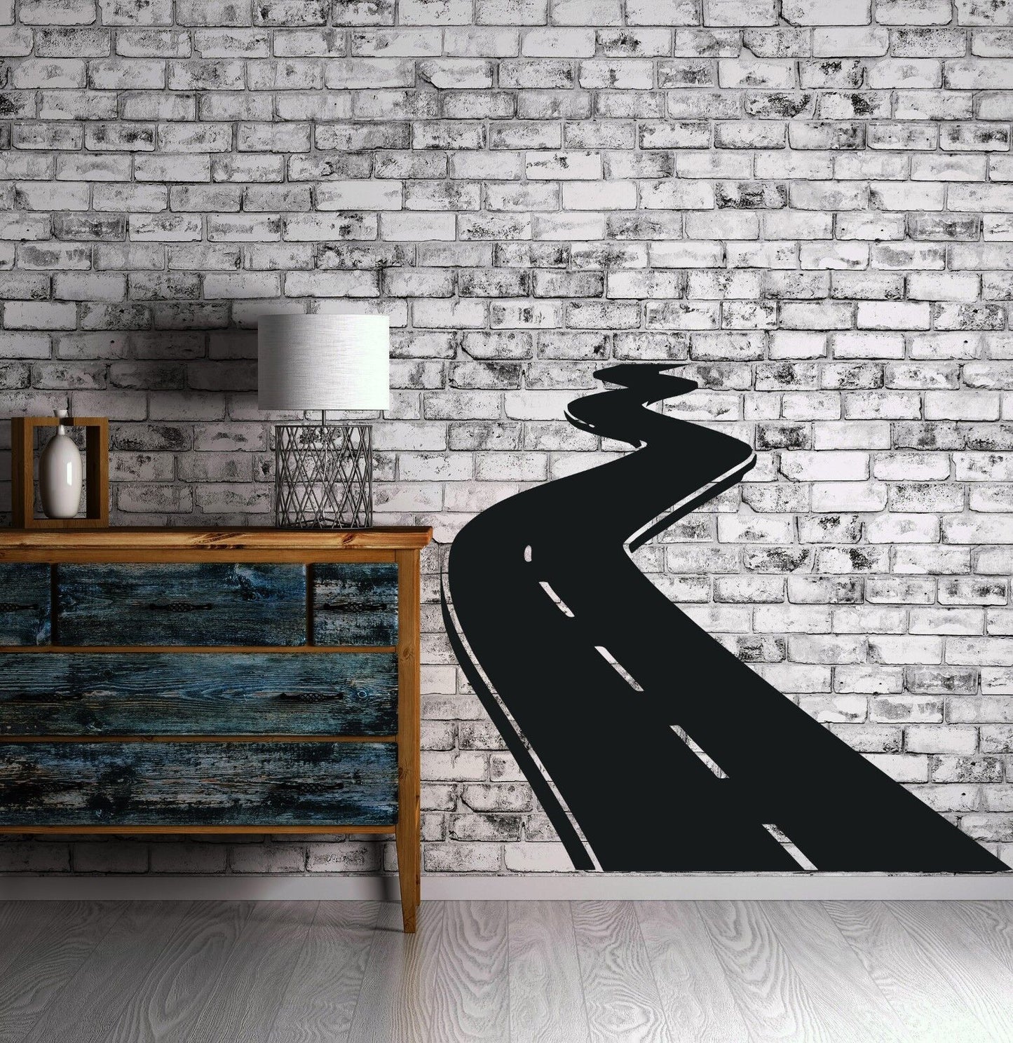 Wall Sticker Direction Road Course Speed Track Vinyl Decal (n444)