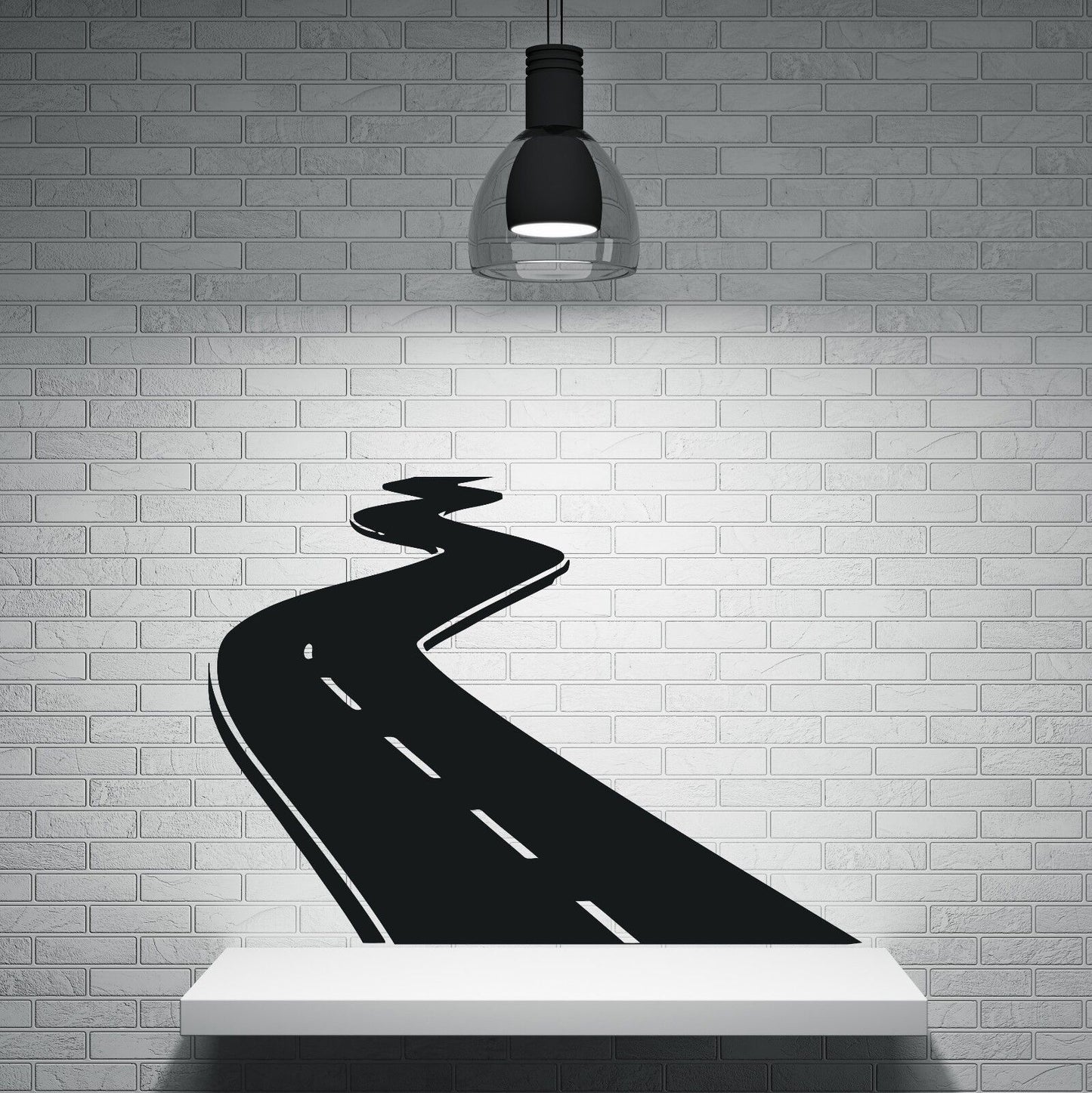 Wall Sticker Direction Road Course Speed Track Vinyl Decal (n444)