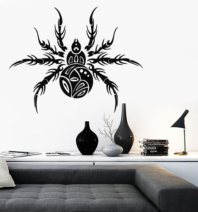 Wall Vinyl Sticker Decal Spider gorgeous representative predator insect (n519)