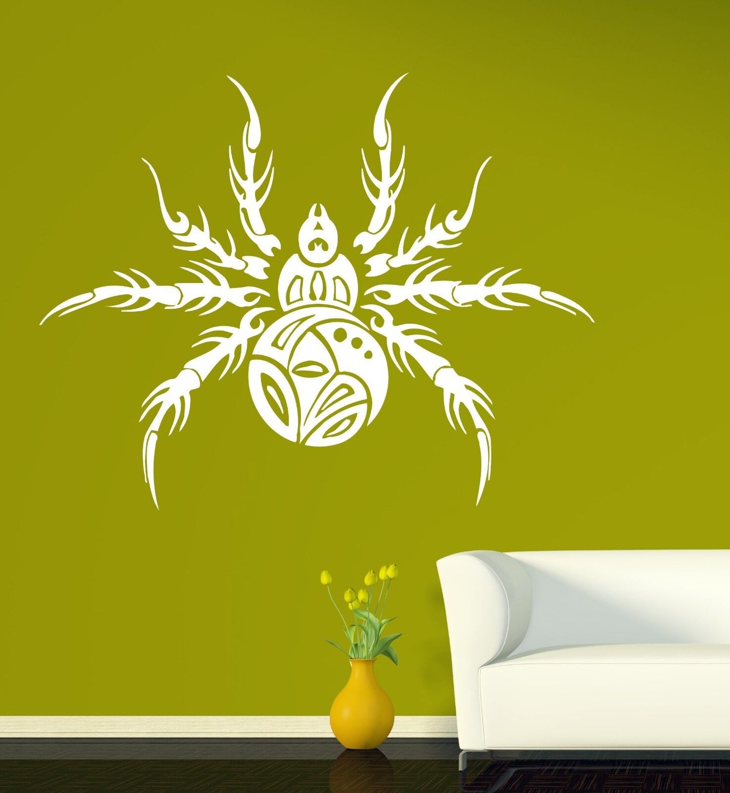 Wall Vinyl Sticker Decal Spider gorgeous representative predator insect (n519)