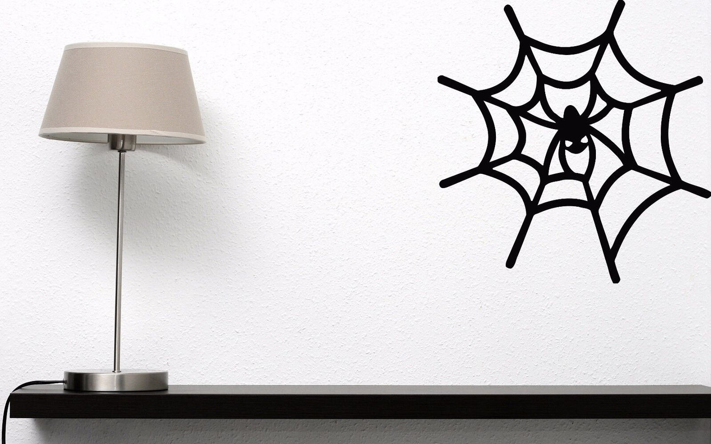 Wall Vinyl Sticker cheerful spider hunter spiderweb Decor (n533)