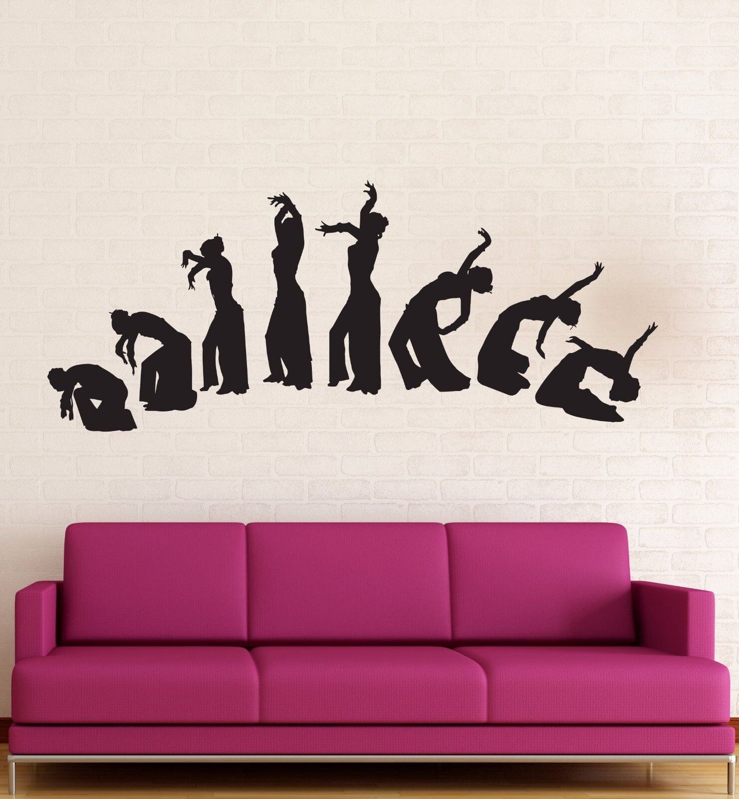 Vinyl Wall Decal Belly Dance Dancing Girl Woman Stickers Mural (143ig)