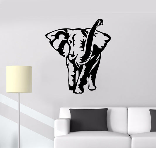 Vinyl Wall Stickers African Elephant Animal Tribal Decor Decal Mural (171ig)