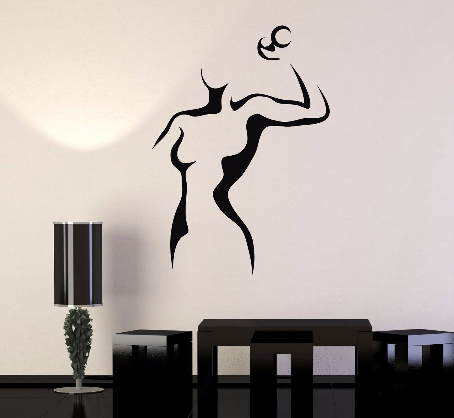 Vinyl Wall Stickers Fitness Girl Woman Healthy Lifestyle Sports Decal (177ig)