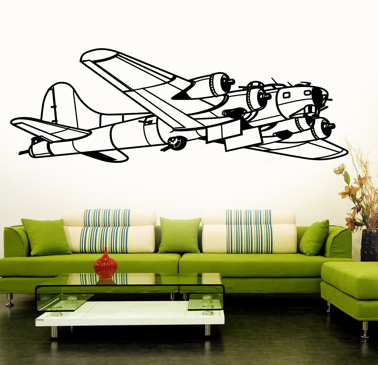 Vinyl Wall Stickers Aircraft Aviation Military Air Force Decal Mural (215ig)