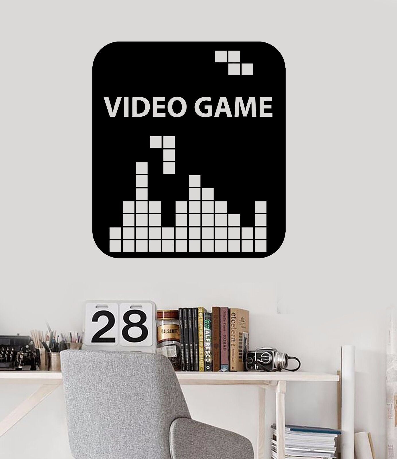 Vinyl Wall Decal Old Video Game Gamer Playroom Stickers (224ig)