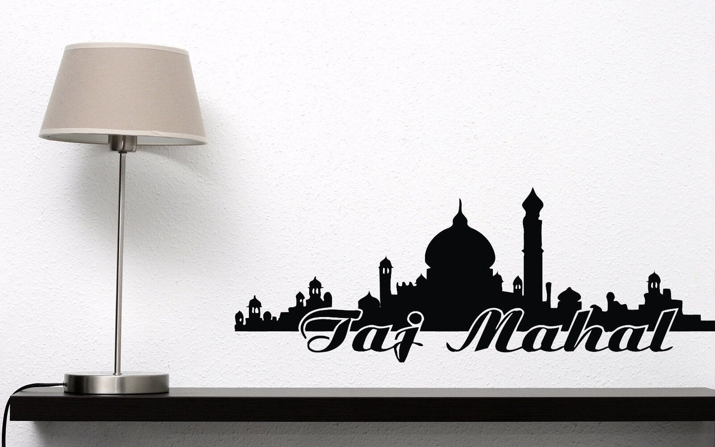 Wall Vinyl India Agra Mausoleum Taj Mahal Mosque Sticker Decal (n583)