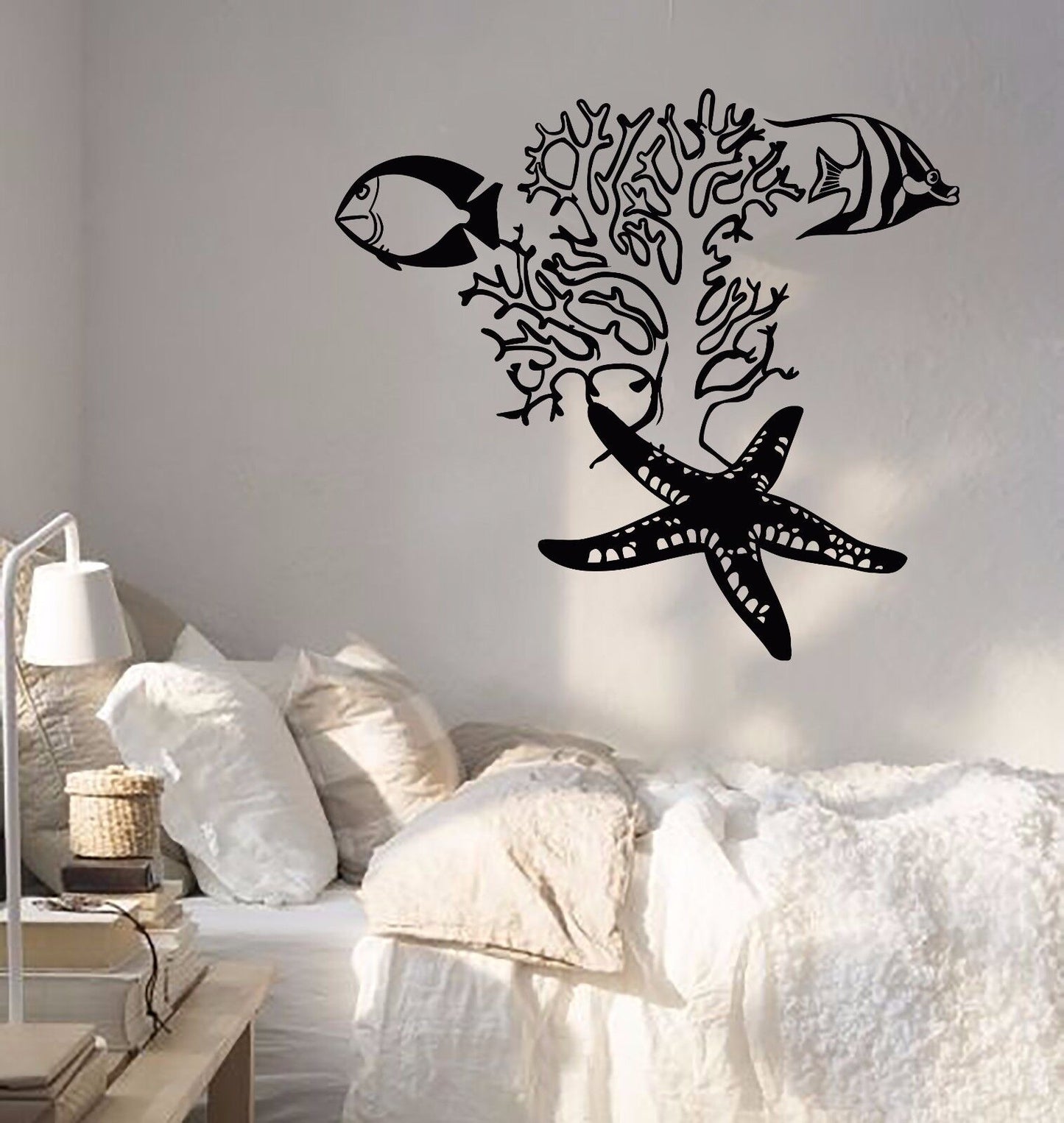 Vinyl Wall Decal Sea Star Fish Marine Theme Ocean Art Stickers (556ig)