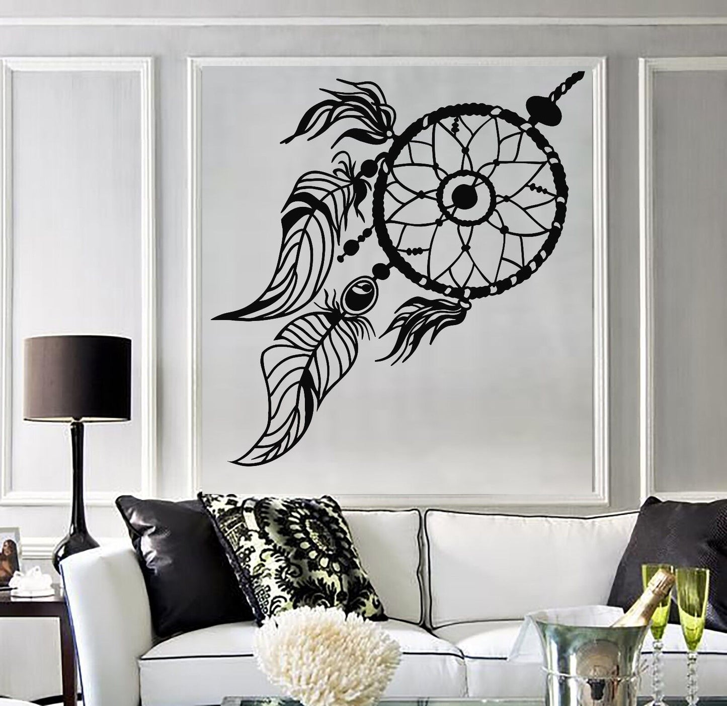 Vinyl Wall Decal Dream Catcher Ethnic Style Dreamcatcher Stickers (649ig)