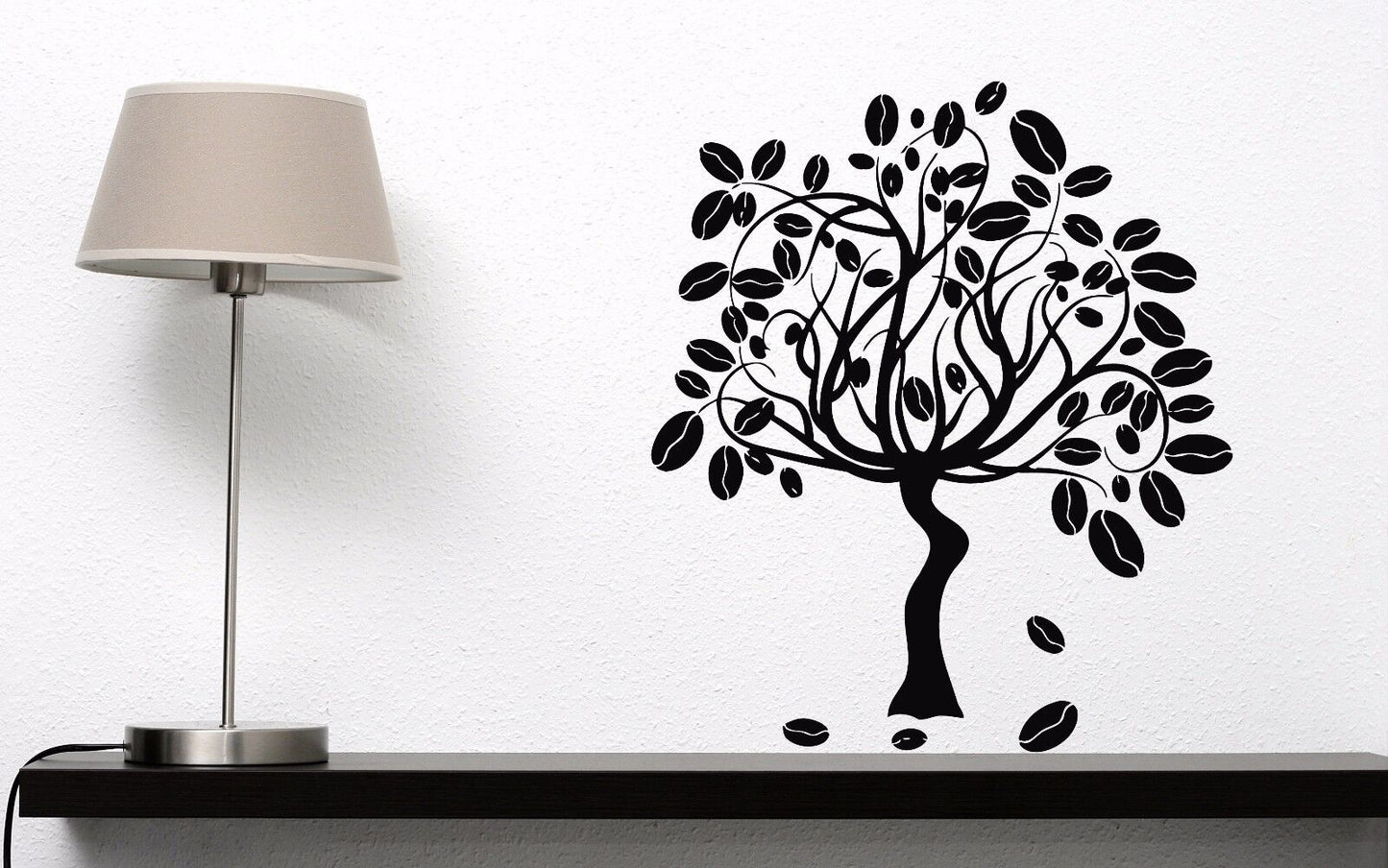 Vinyl Decal coffee tree fruit ripe smell the aroma Wall Sticker (n595)