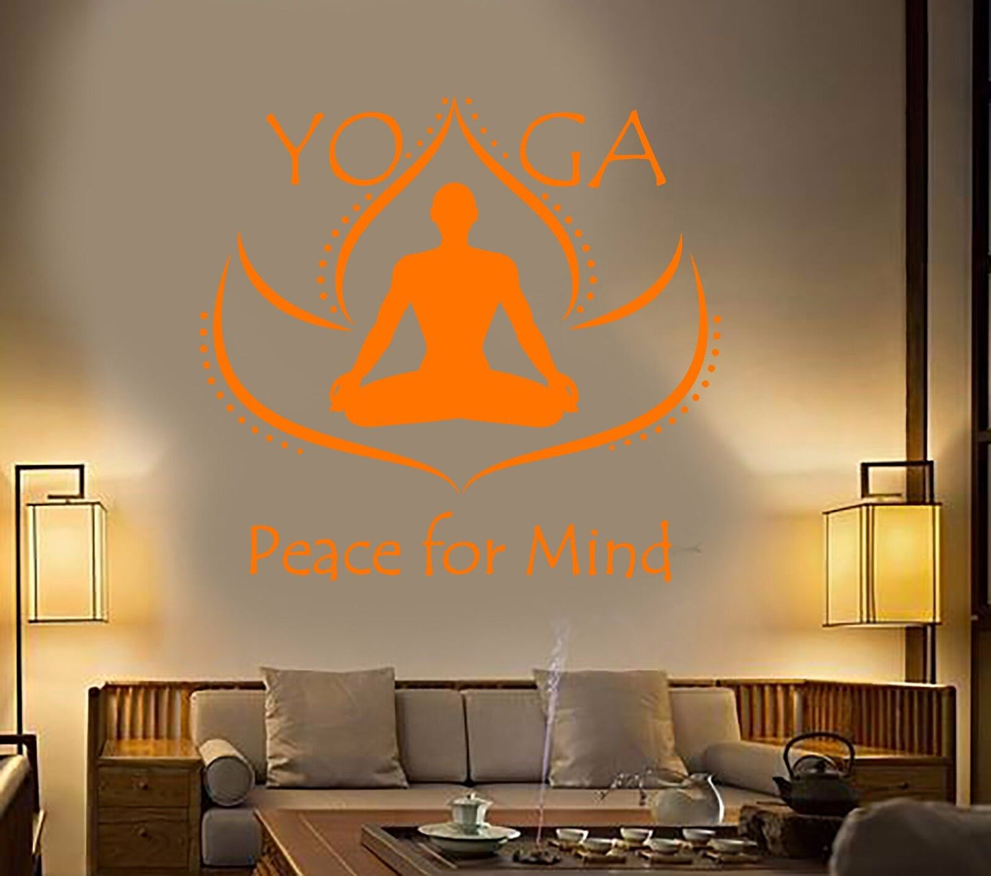 Vinyl Wall Decal Yoga Studio Meditation Relax Pose Woman Girl Stickers (679ig)