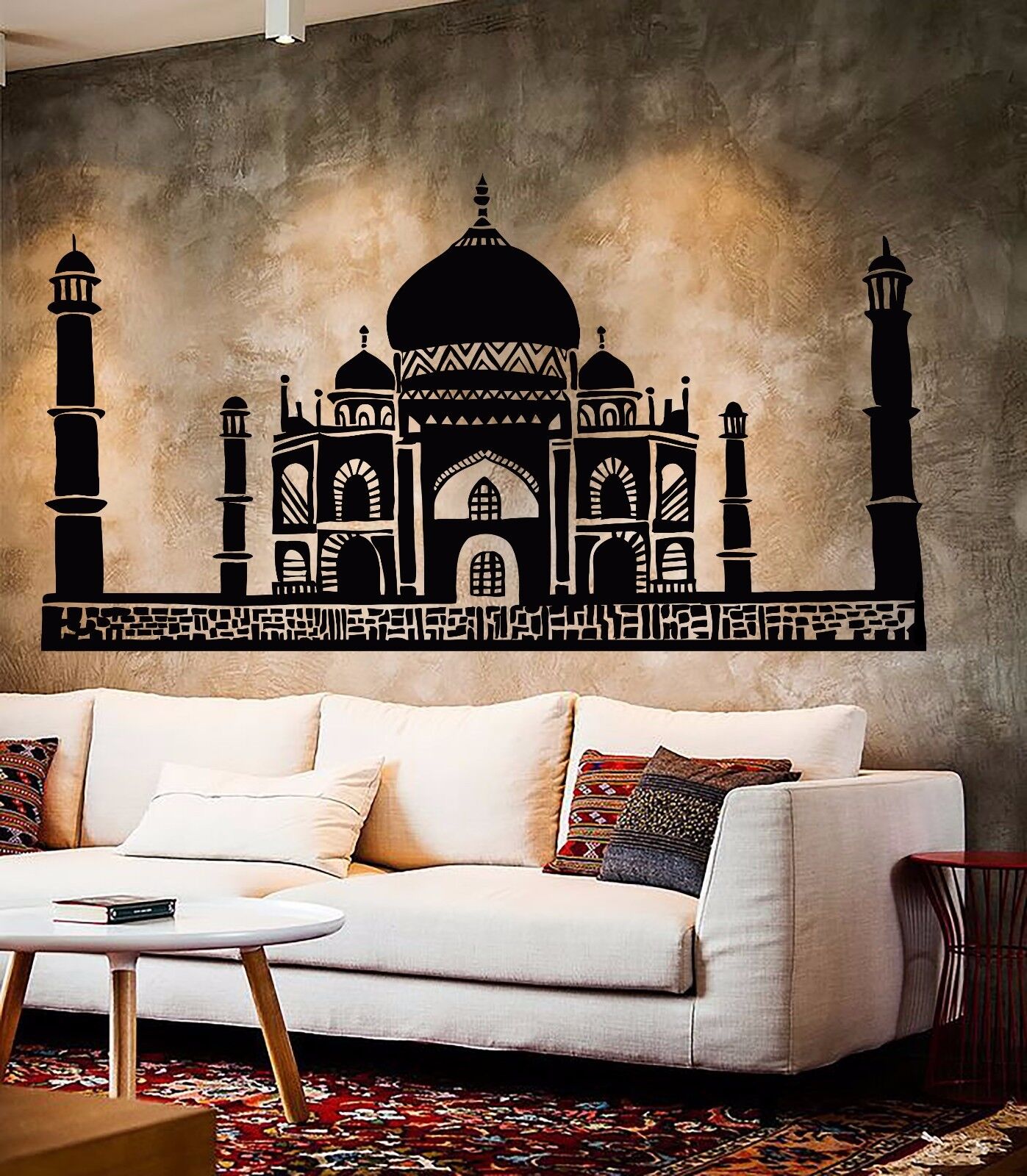 Vinyl Wall Decal Taj Mahal Tomb Attraction Mosque India Stickers (777ig)