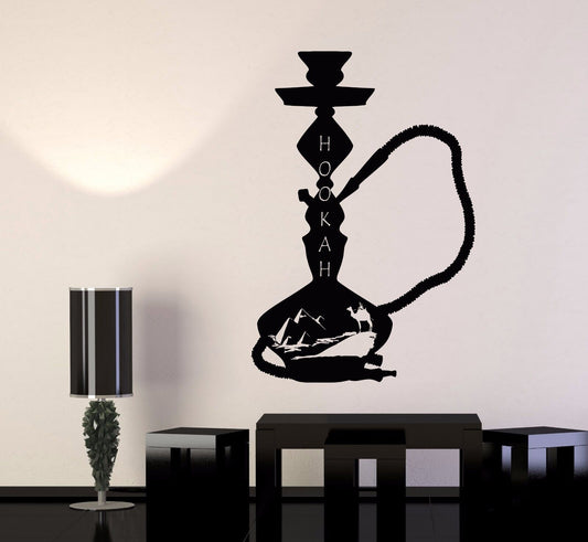 Vinyl Wall Decal Hookah Smoke Egypt Shisha Stickers (836ig)