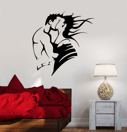 Autocollant mural en vinyle amour Romance Passion Sex Shop autocollants (1007ig)