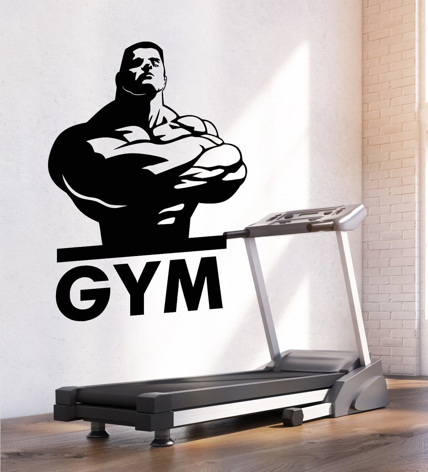 Vinyl Wall Decal Gym Fitness Centre Muscular Beautiful Body Stickers (1445ig)