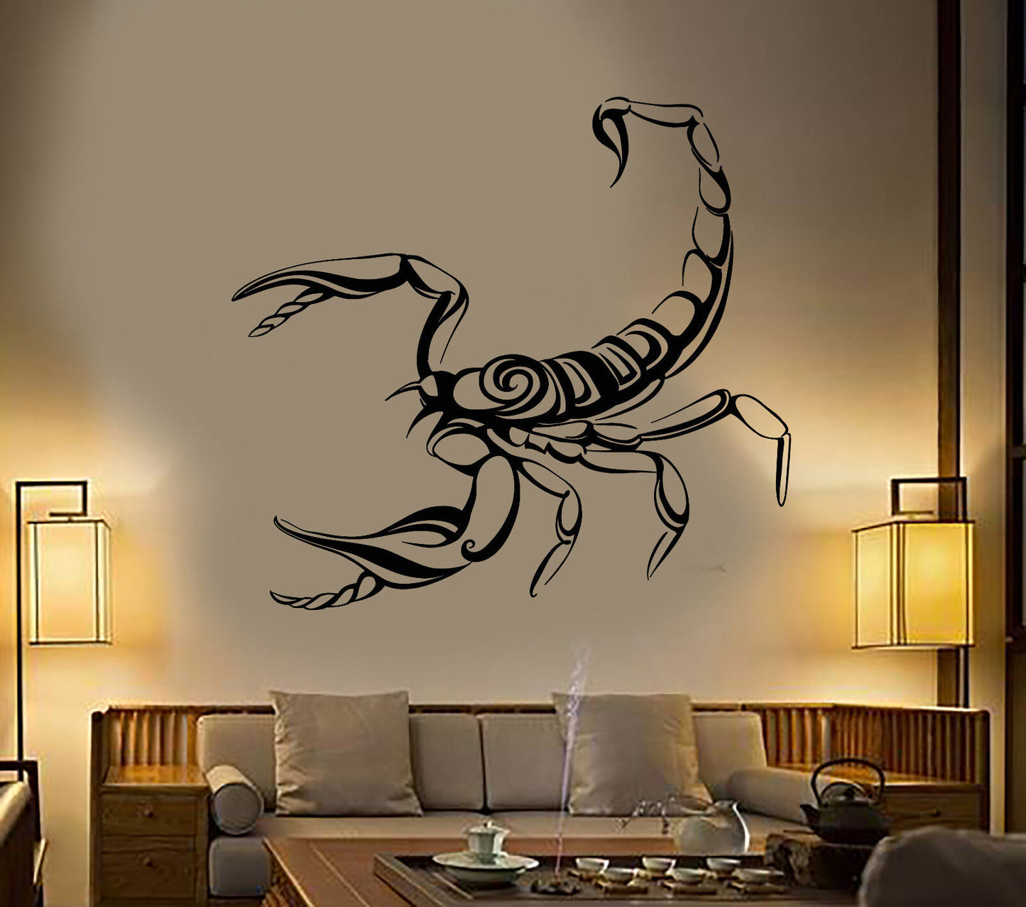 Vinyl Wall Decal Scorpio Zodiac Horoscope Animal Symbol Stickers (1712ig)