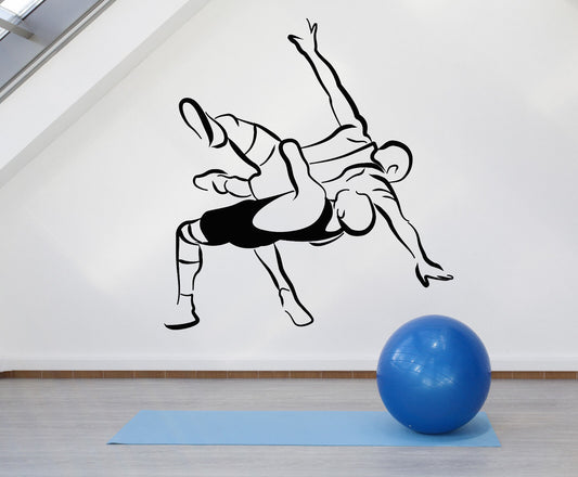 Wandtattoo Kampfsport Kampfkunst Kämpfer Junge Kampf Wrestling Sport Vinyl Aufkleber 1926ig