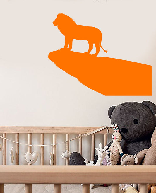 Vinyl Wall Decal Lion King African Animal Silhouette Cartoon Stickers (1936ig)