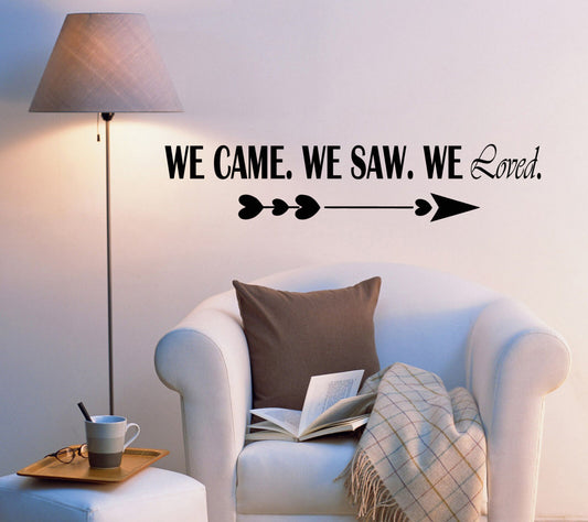 Vinyl Wall Lettering Letters Quote Words Inspiring About Love We Loved 2013ig