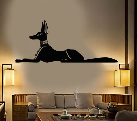 Vinyl Wall Decal Egyptian God Anubis Ancient Egypt Stickers (2099ig)