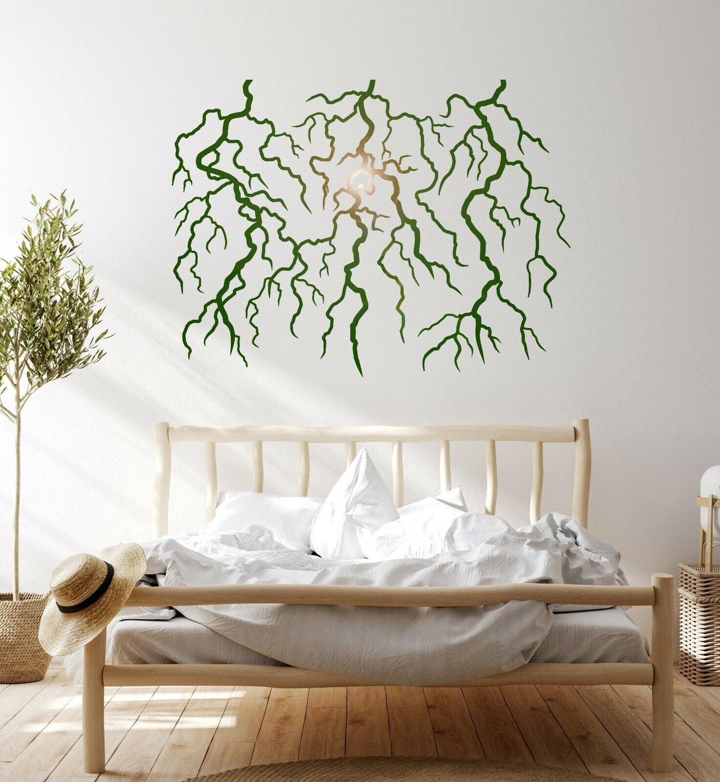 Vinyl Wall Decal Lightning Bolts Storm Bedroom Decor Stickers (2228ig)