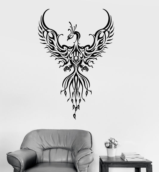 Vinyl Wall Decal Fantastic Bird Animal Phoenix Fairy Tale Stickers (2557ig)