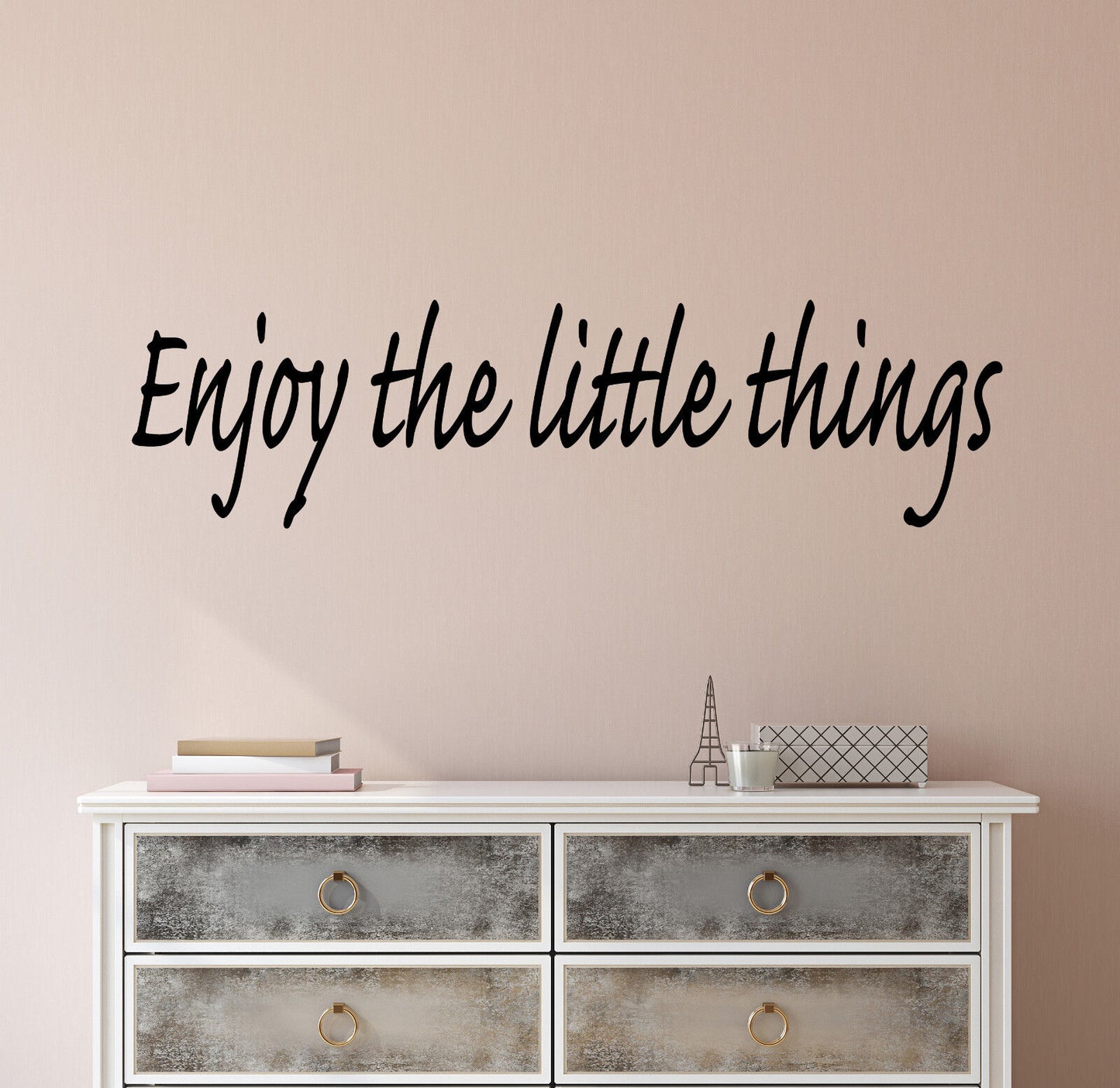 Vinyl Wall Decal Stickers Quote Enjoy The Little Things Inspiring Letters 2596ig