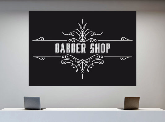 Vinyl Aufkleber Wandaufkleber Vintage Barber Shop Werbung Schild Dekor (n867)