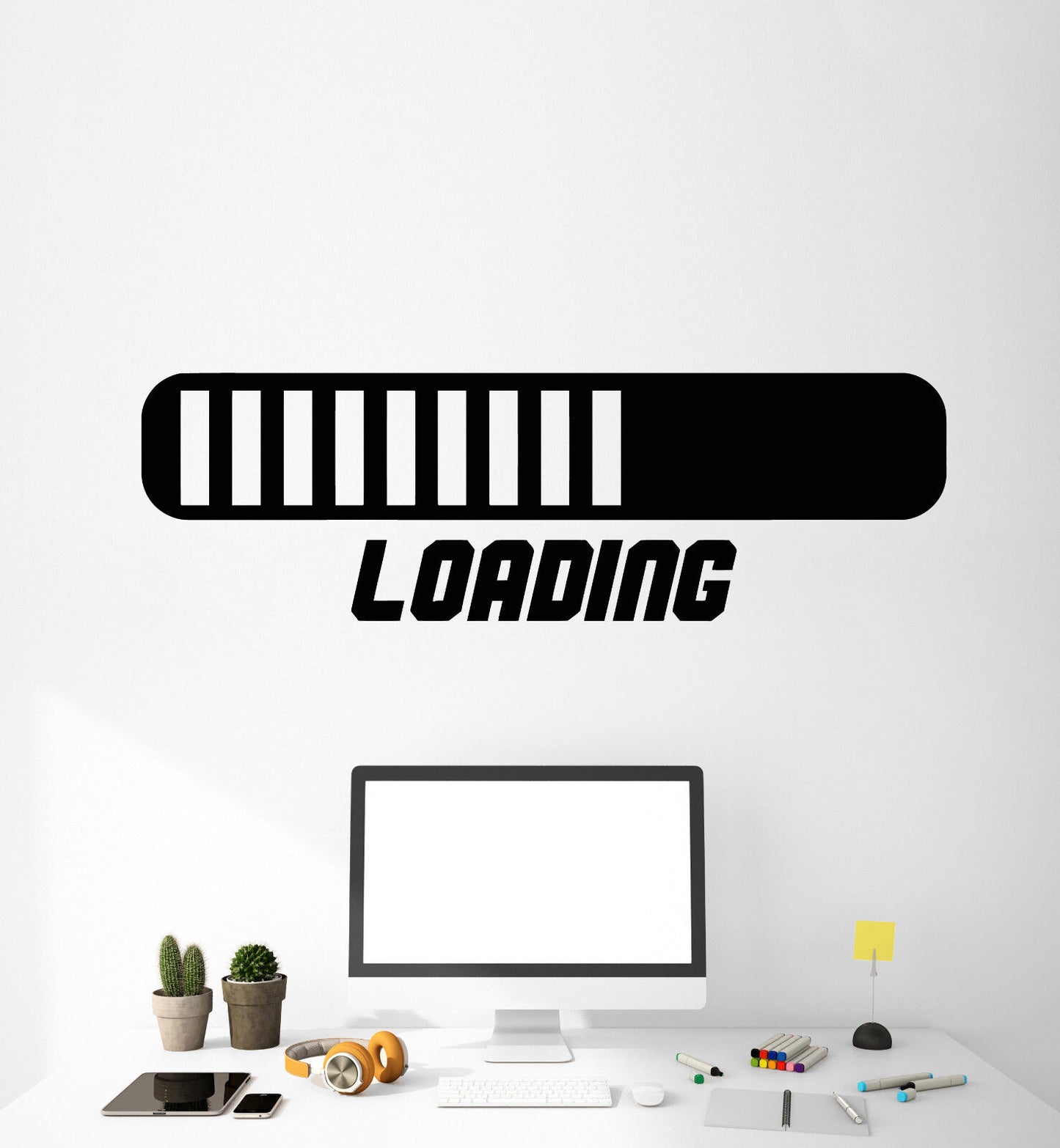 Vinyl Wall Decal Loading Video Game Gamer Room Stickers (3077ig)