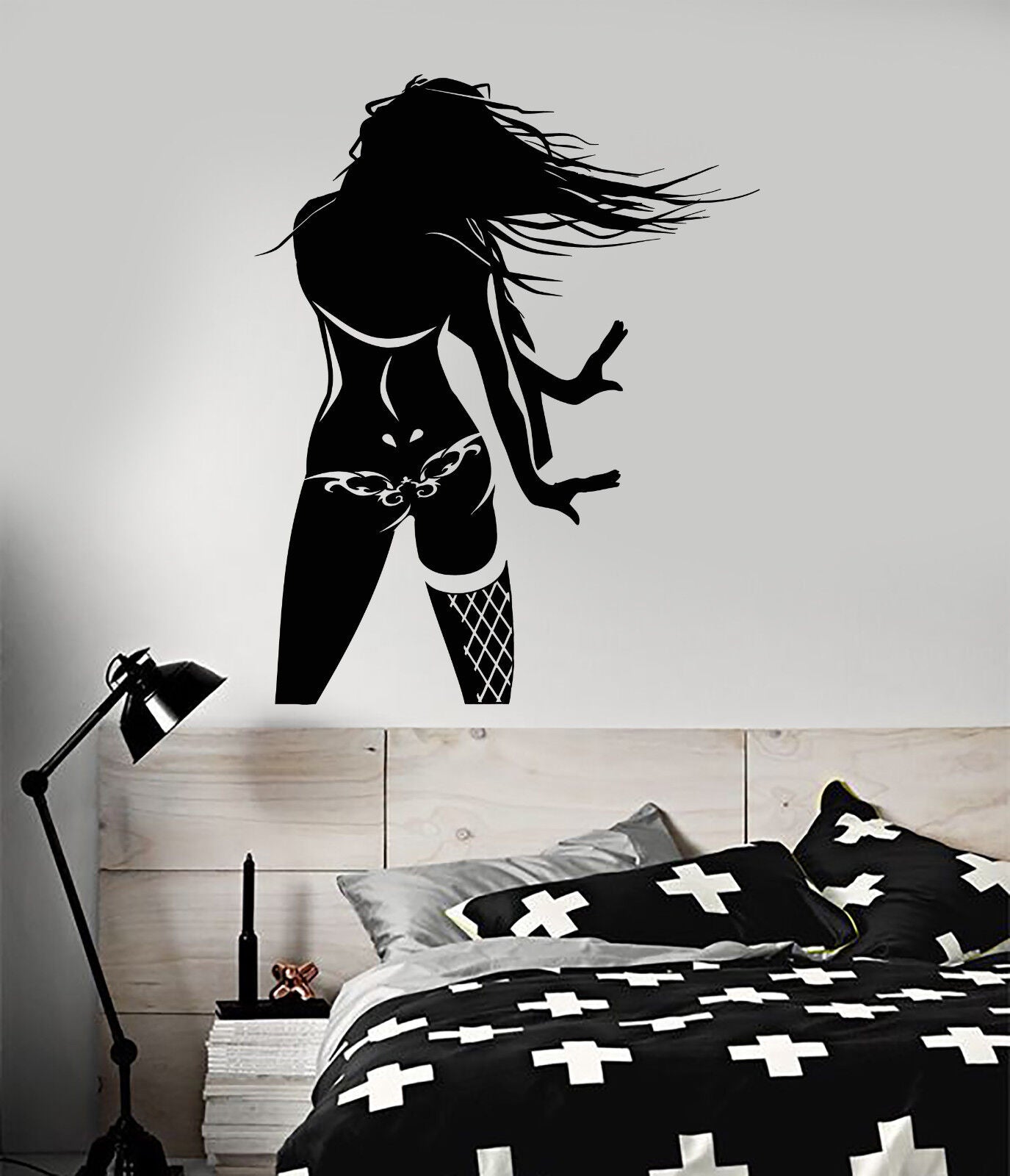 Vinyl Wall Decal Hot Sexy Nude Stripper Girl Adult Stickers (3334ig)