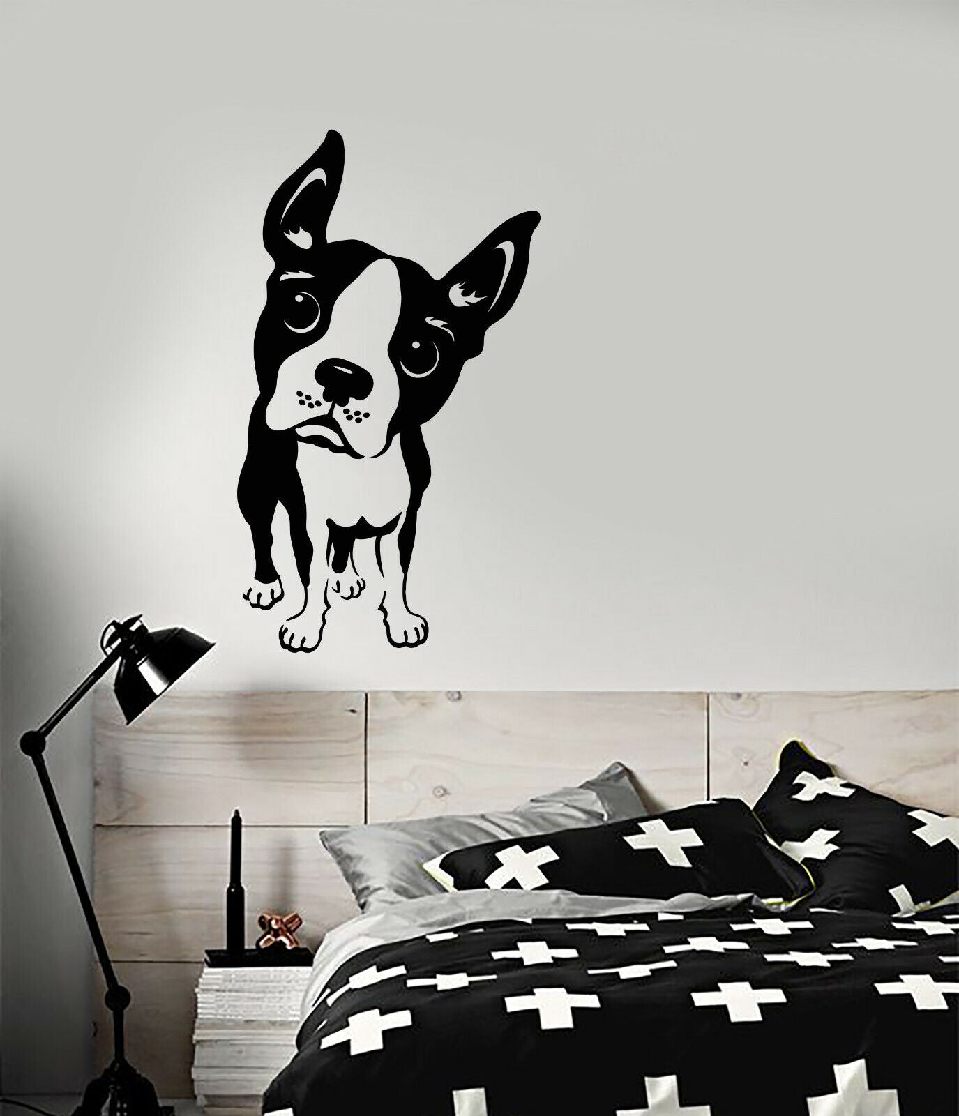 Vinyl Wall Decal Funny French Bulldog Pet Grooming Stickers (3469ig)