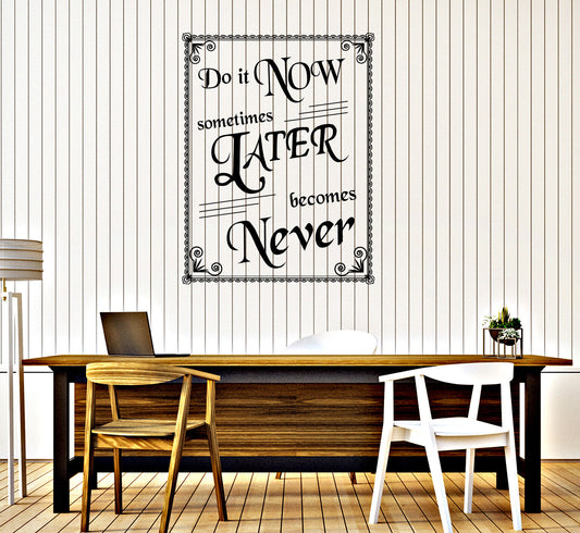 Wand Vinyl Aufkleber Vintage Poster Motivation Zitat Home Decor (n1018)