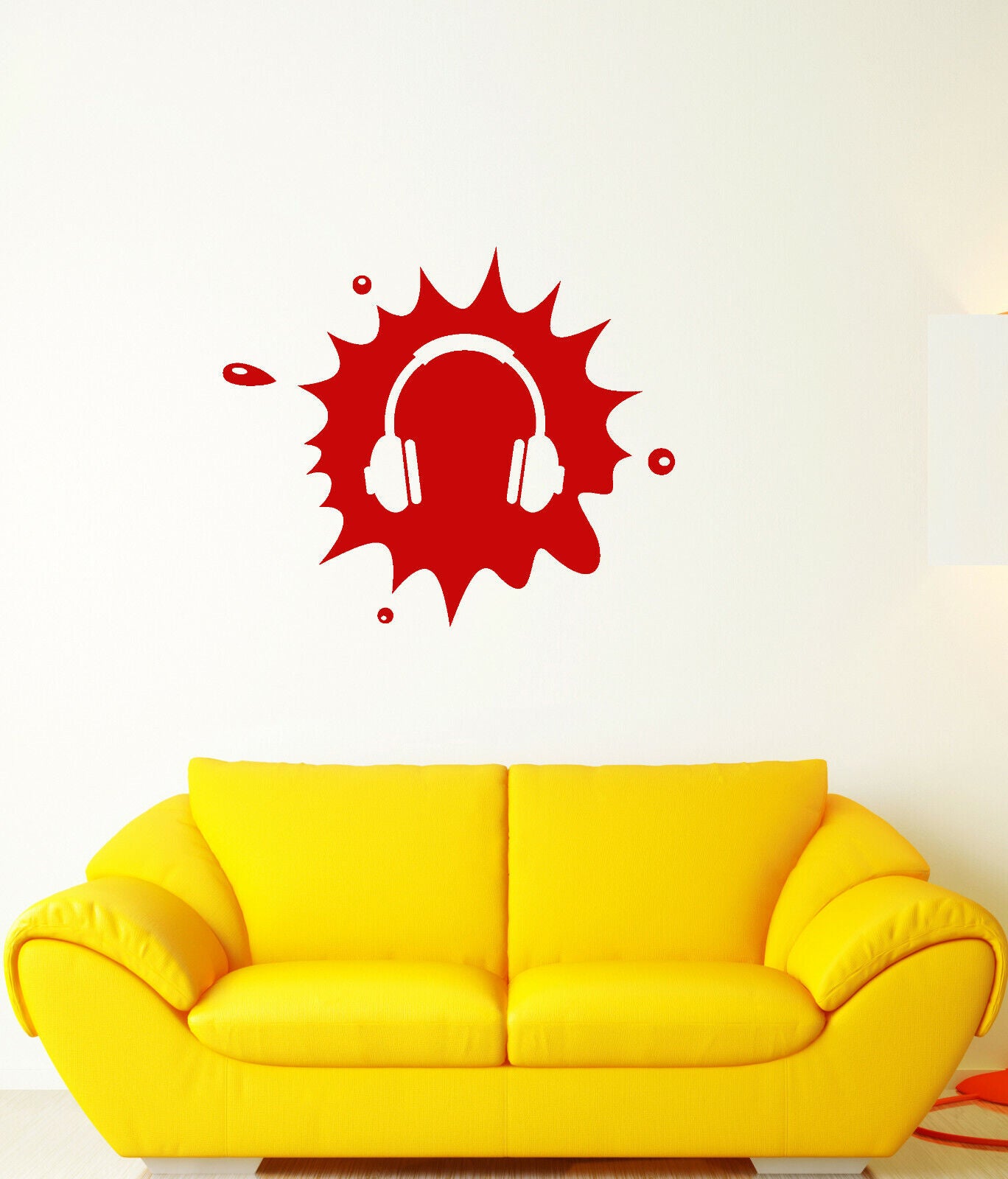 Autocollant mural en vinyle pour amateurs de musique, autocollants de Style Musical (3822ig)