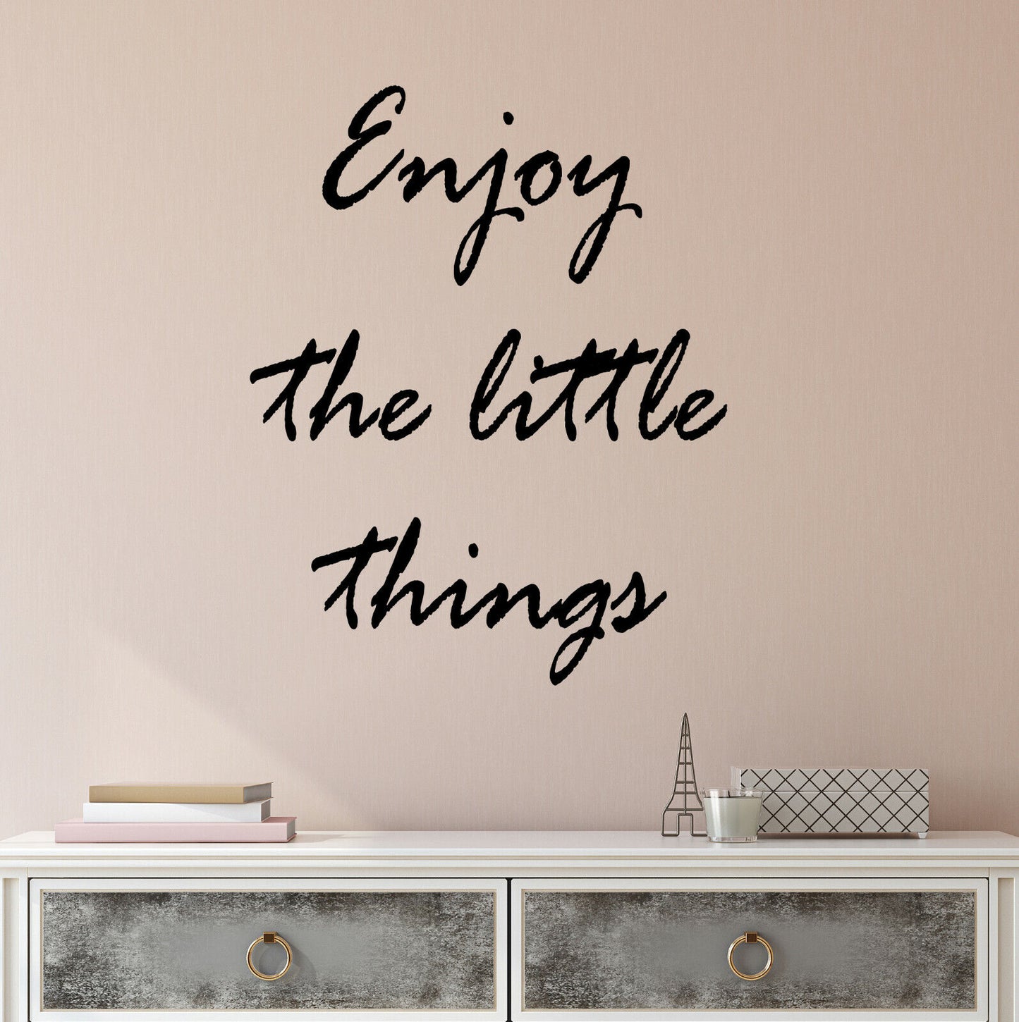 Vinyl Wall Decal Enjoy The Little Things Motivation Quote Words Stickers 3858ig