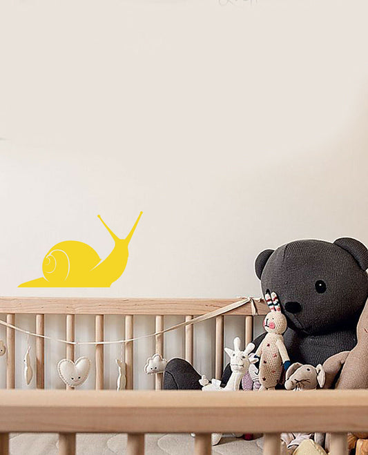 Vinyl Wall Decal Snail Animal Cartoon Baby Room Decor Stickers (3883ig)