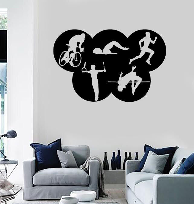 Vinyl Wall Decal Olimpics Game Sign Sport Decor Sticker (n1158)