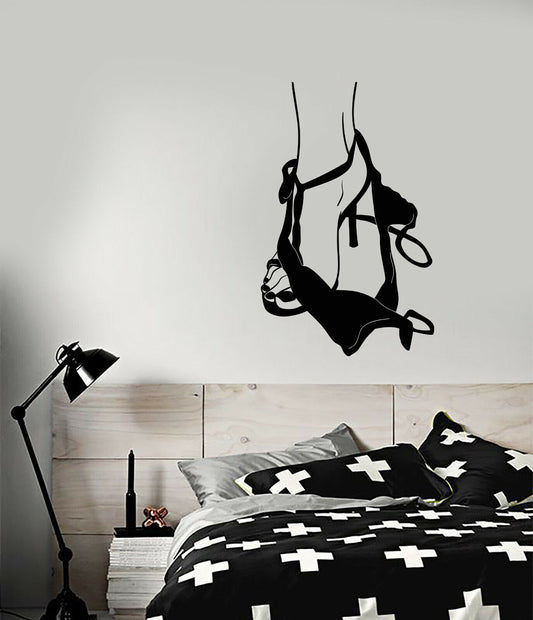 Vinyl Wall Decal Sexy Erotic Bad Girl Nude Leg Panties Adult Stickers (4170ig)