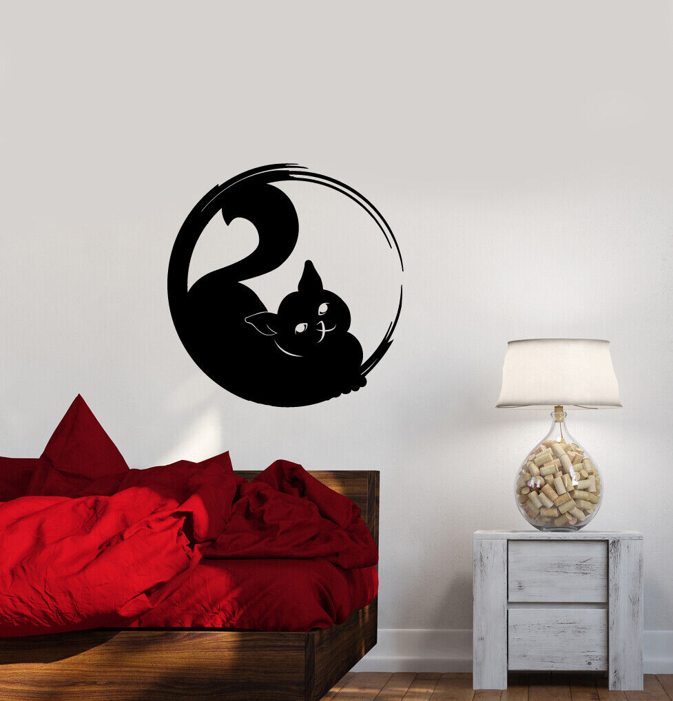 Vinyl Wall Decal Circle Enso Hinduism Yoga Yoga Meditation Room Stickers 4203ig