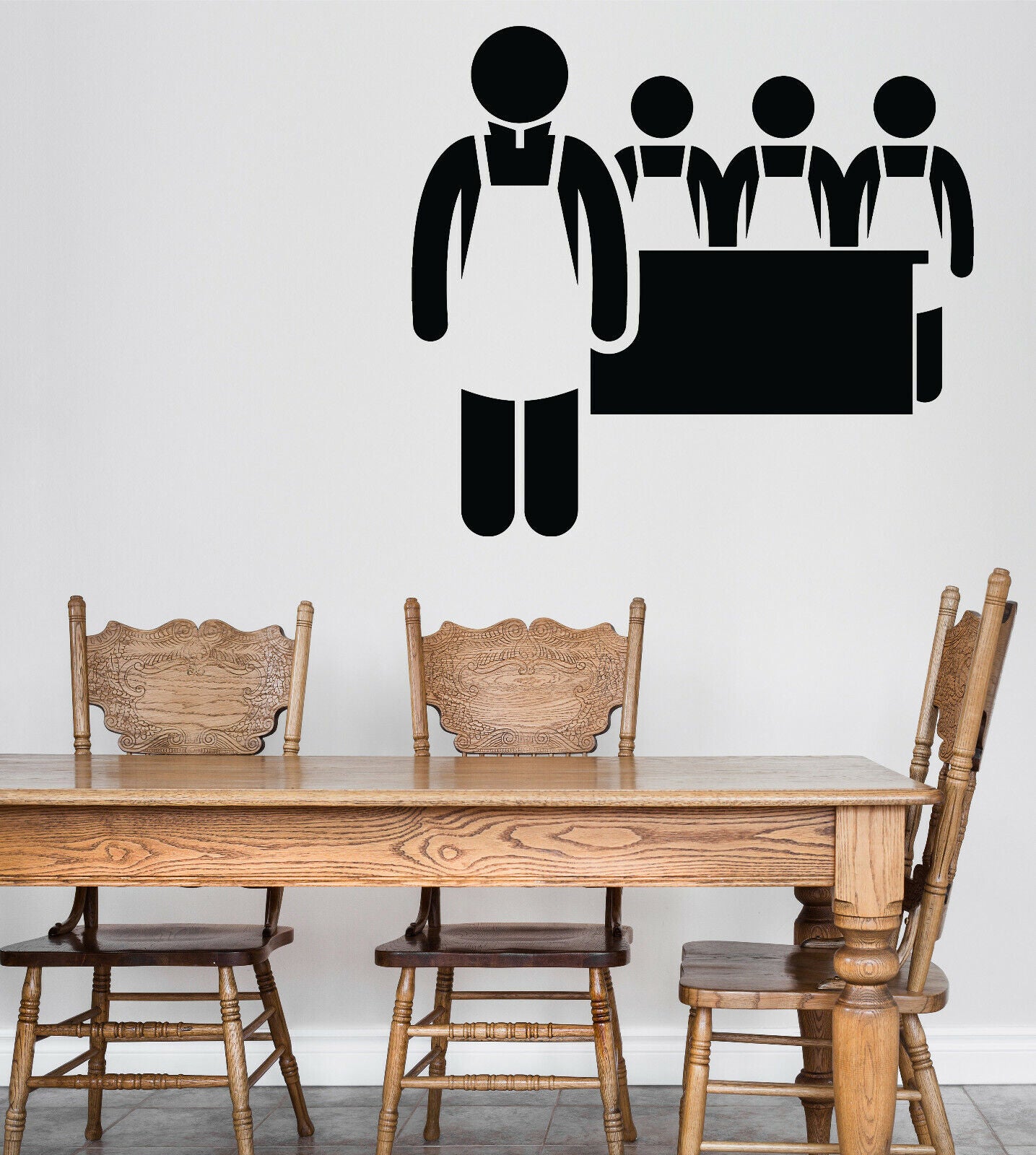 Wall Vinyl Sticker Jobs Occupations Careers Food Culinary School Decor (n1379)