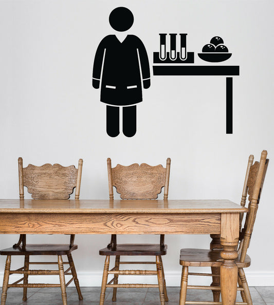 Vinyl Wall Sticker Decal Jobs Occupations Careers Food Culinary Chef (n1380)