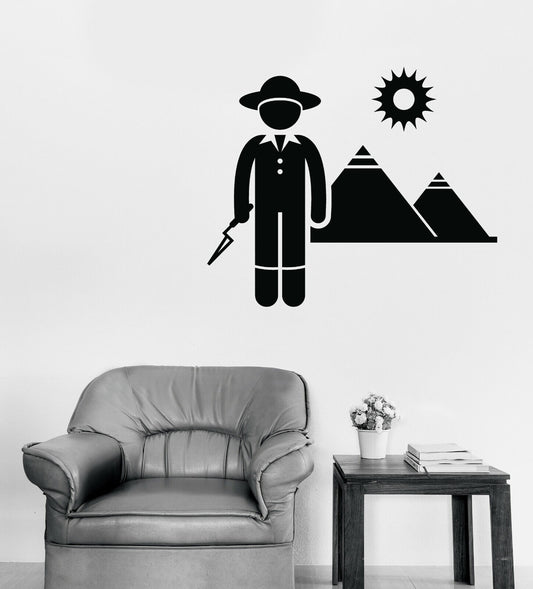 Wall Vinyl Decal Jobs Scientist Professor Occupations Careers Sticker (n1383)