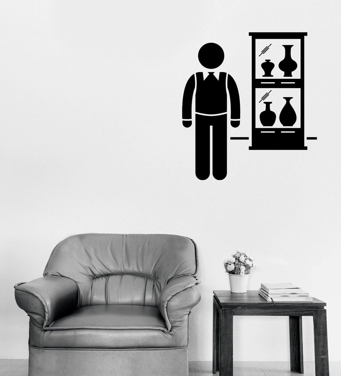 Wall Vinyl Decal Jobs Scientist Professor Occupations Careers Sticker (n1384)