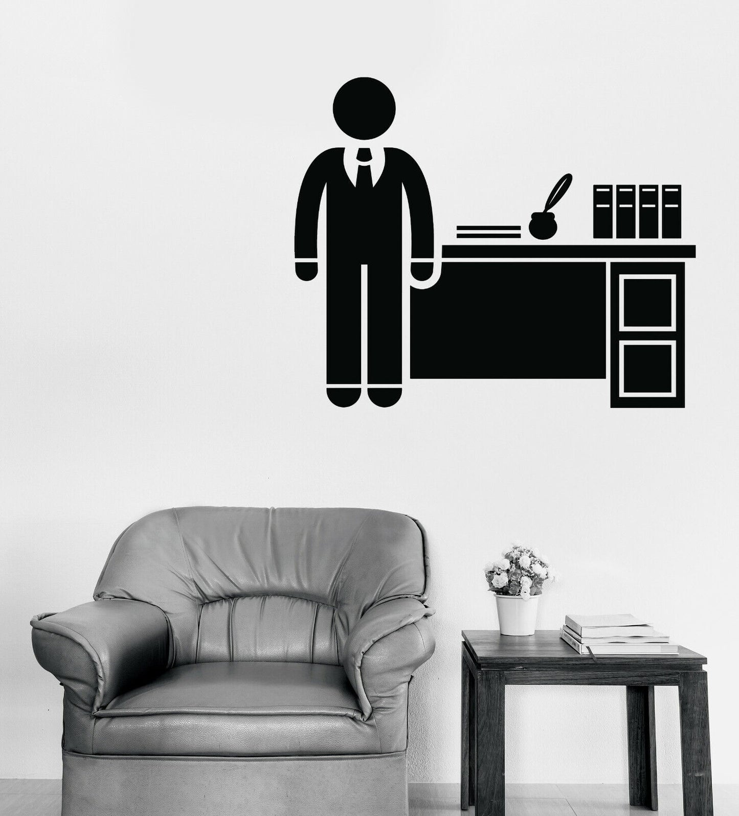 Wall Vinyl Decal Jobs Scientist Laboratory Librarian Occupations Careers (n1386)