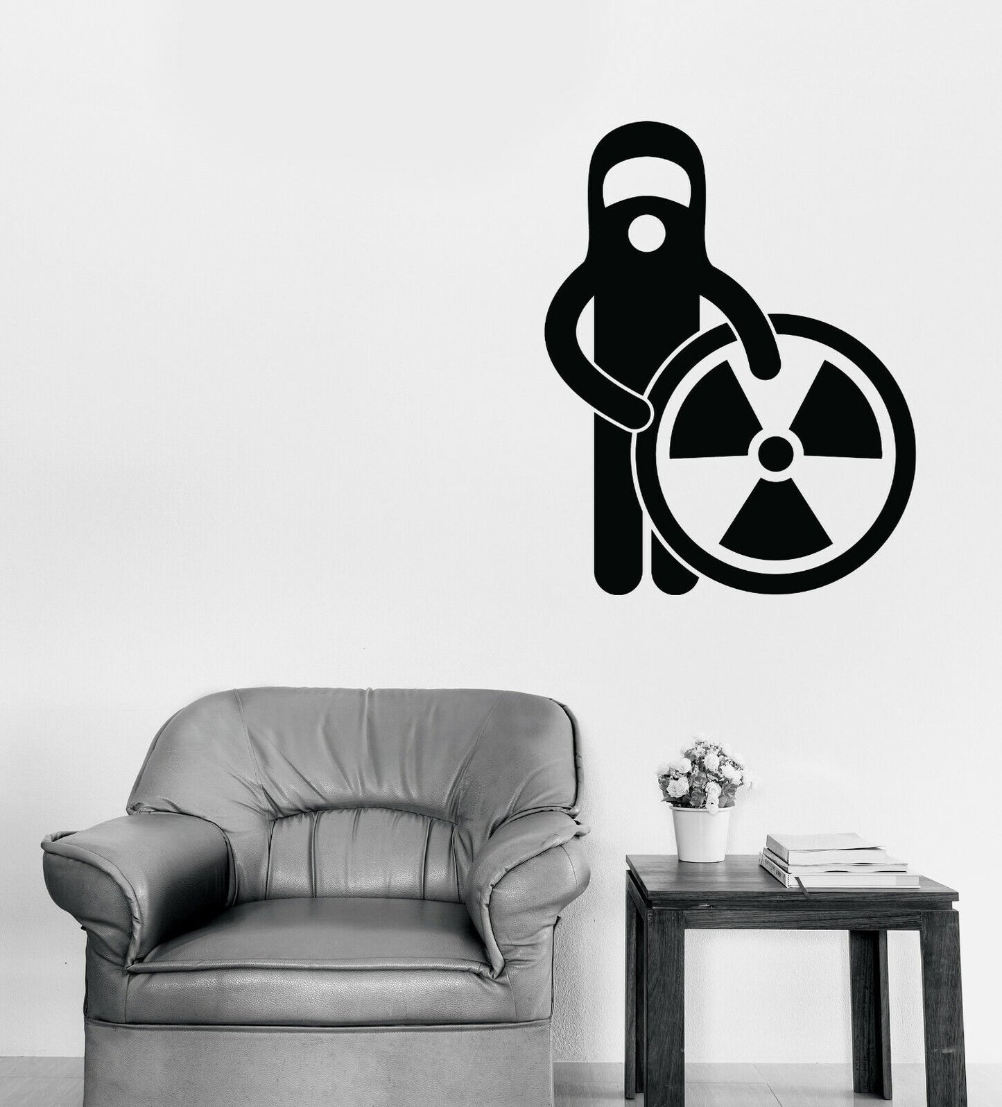 Vinyl Wall Decal Nuclear Physicist Job Scientist Globe Sticker Decor (n1421)