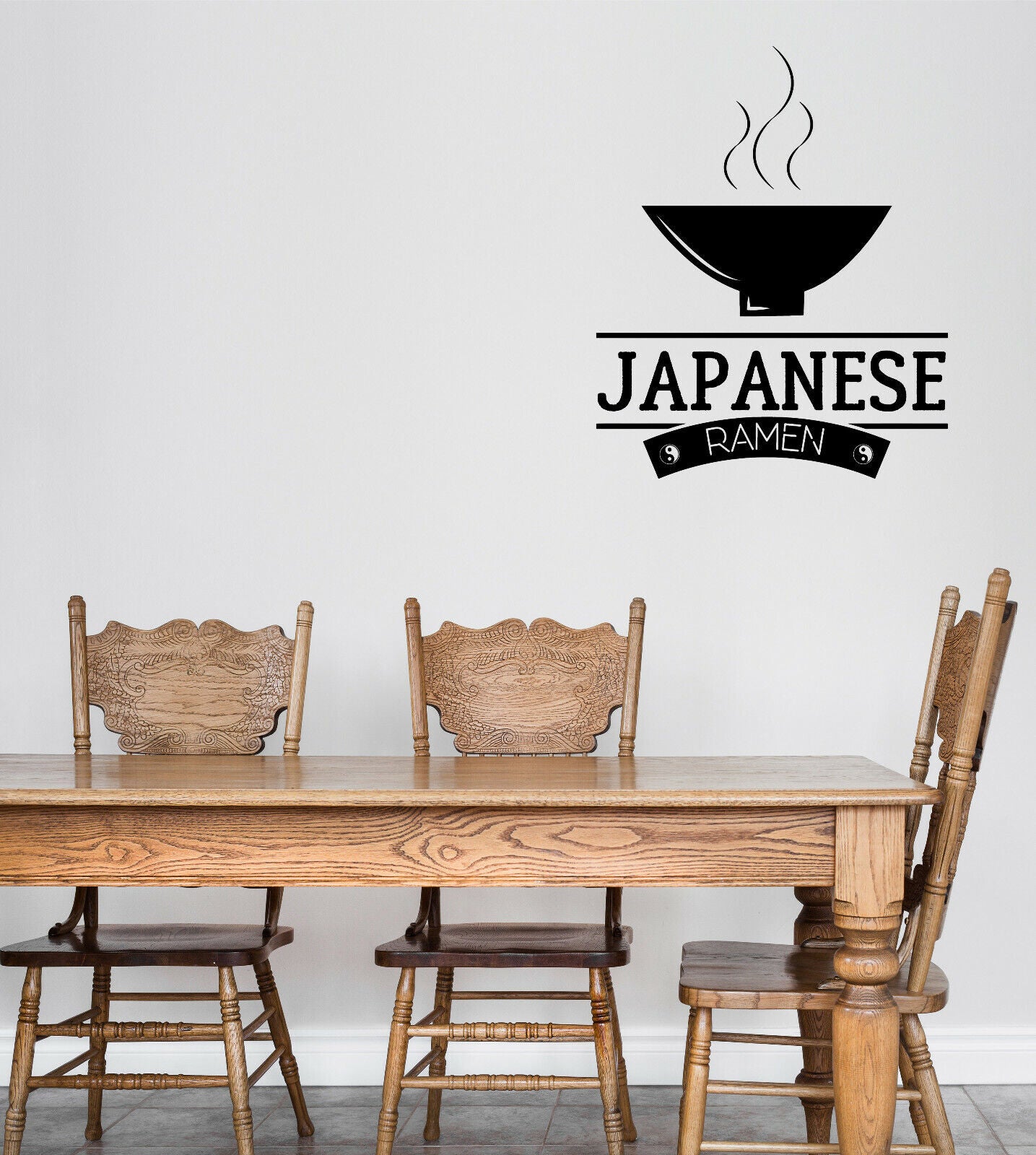 Vinyl Wall Decal Sushi Roll Japanese Food Restaurant Asian Cuisine Icons (n1511)